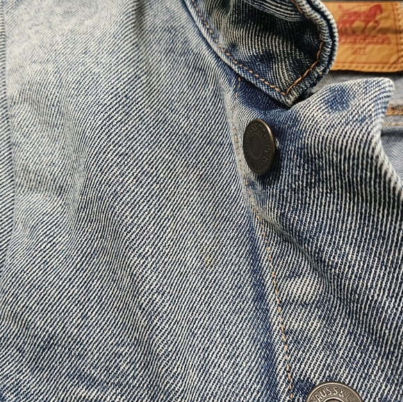 Levis Vetements Pour Femme Denim Hiver 2018 Collaboration Jean Jacket - Picture 7 of 13